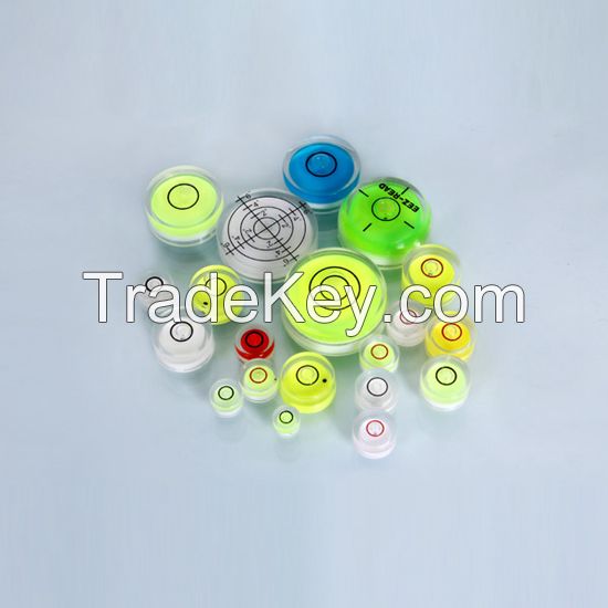 Cylinder Round Type PMMA Spirit Level Bubble Level