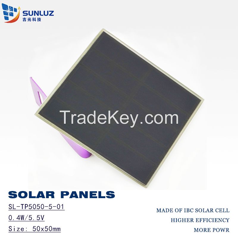 Solar panel 0.4W 5V for toys and solar micro-signal products