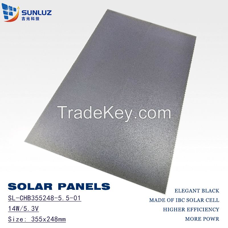 Solar panel, 14.0W 5.3V, manufacturer direct sales, PET solar module