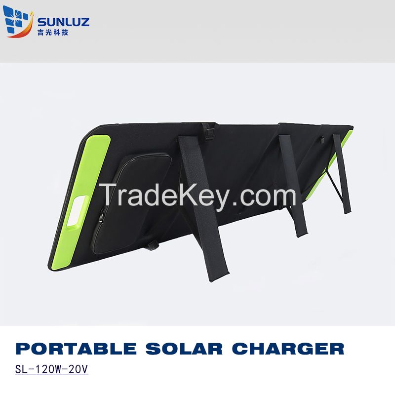 Portablr Solar Charger 120W/4Panels