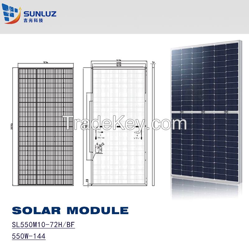 Photovoltaic Module 530W 540W 550W, Bifacial Series Mono Solar Panel