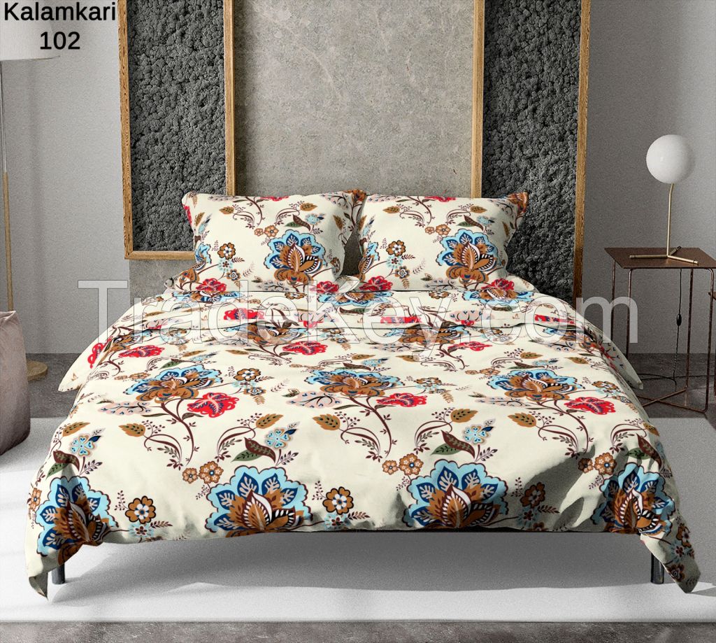 100%cotton king size bed sheet