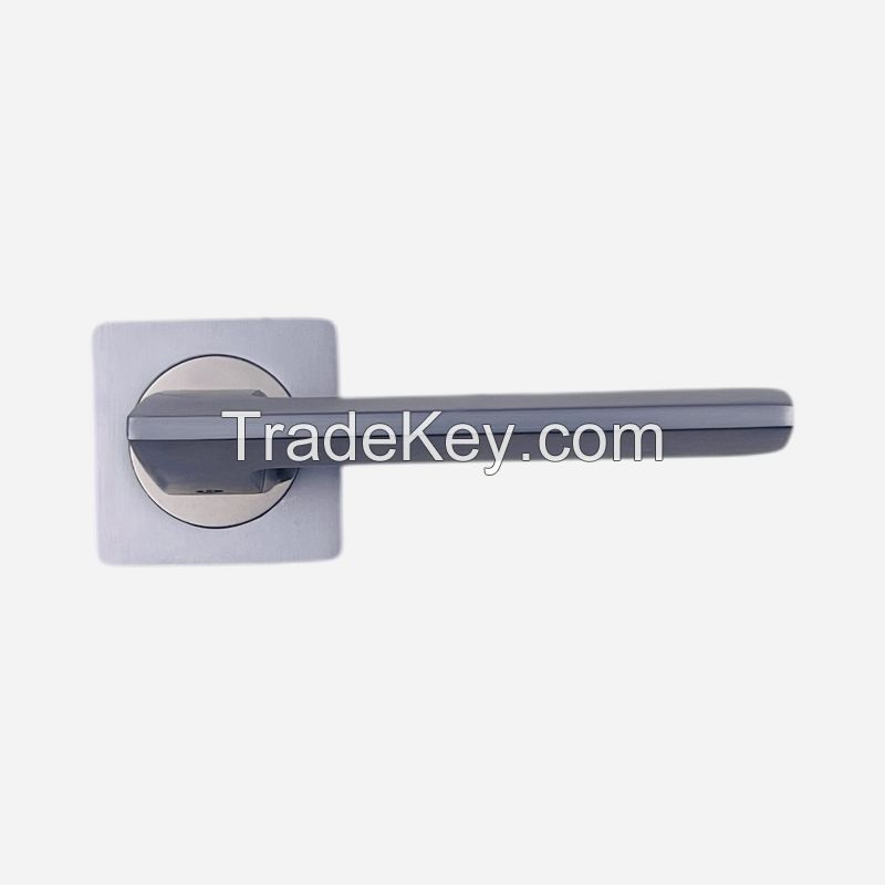 Magnetic silent zinc alloy handle