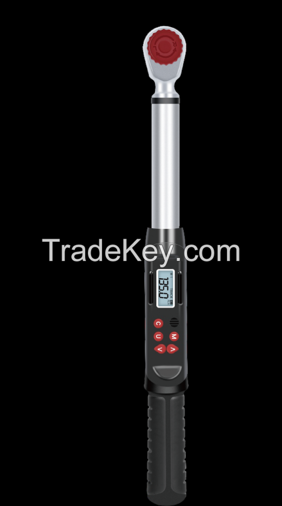 Digital LCD Display Torque Wrench with Angular Adjustable Preset for Maintenance