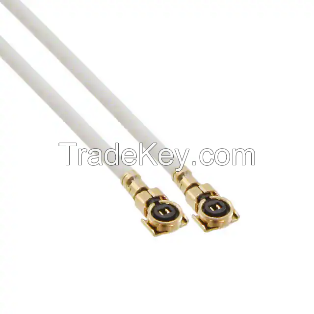 X.FL Plug, Right Angle Female to X.FL Plug, Right Angle 1.13mm OD Coaxial Cable