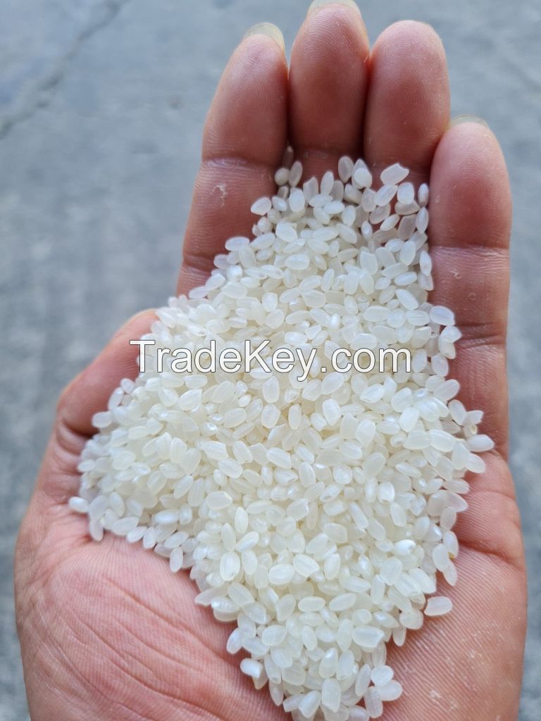 Super premium sushi grade short grain blockchain rice white pearl sushi rice Riz Arroz