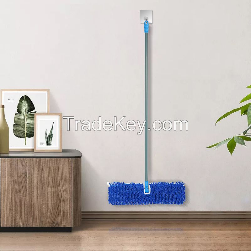 Dual Side cleaning Mop Chenille Microfiber Floor Mop Long Handle Double Side Flat Mop