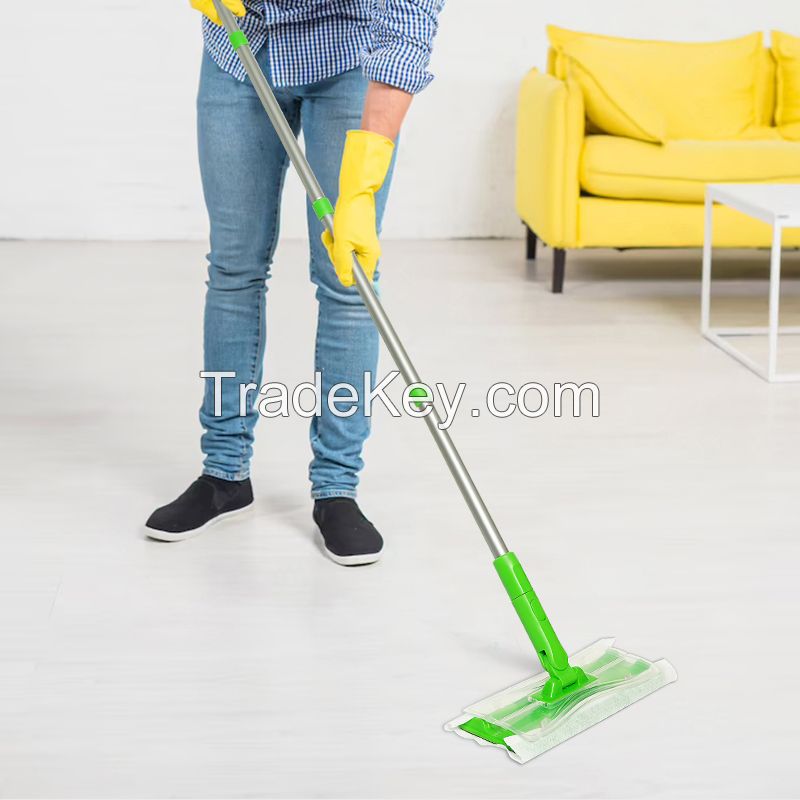 Non Woven Disposable Mop dust flat mop household floor cleaning mop Floor Cleaning Wet Wipes 