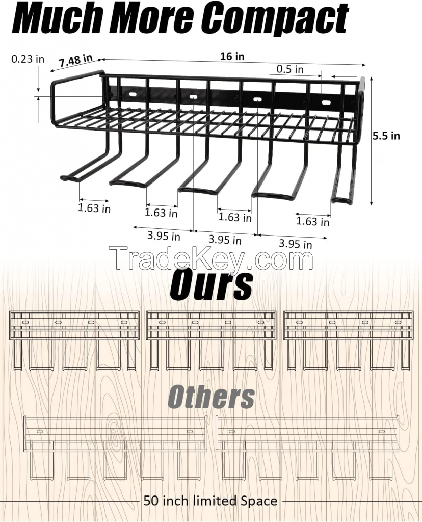 2- TIER Power Tool Organizer and Storage Rack - Perfect for Storaging Your Power Drill and Heavy Duty Tools with Ease!