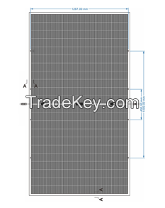 G12 MBB,N-Tpye TopCon 132 half cells 670W-700W bifacial solar panel 