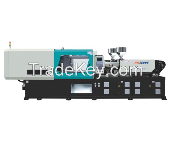 double coloured plastic injection machine