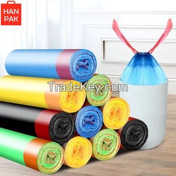 Best Drawstring Trash Bag quality packaging Hanpak from Manufacturer Plastic come from Vietnam OEM