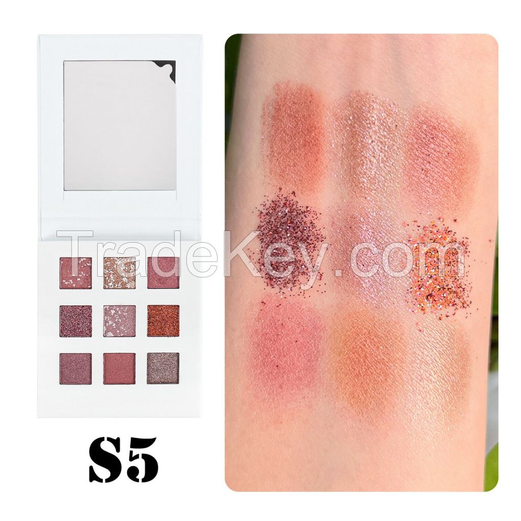 Eyeshadow Palette Highly Pigmented Matte Shimmer Long Lasting Natural Colors Eye Shadow Palette Makeup with Custom Logo