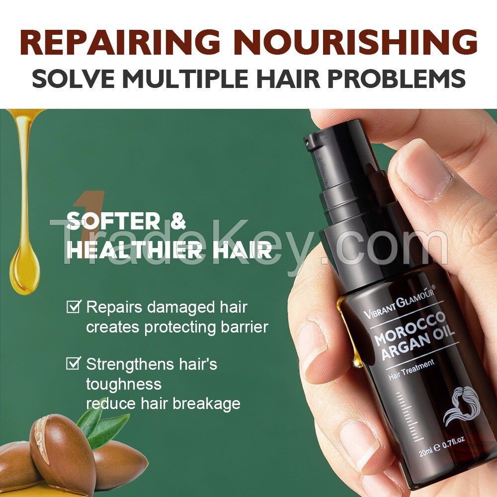 Hair Care Essential Oil,Organic Moroccan Argan Oil for Hair Repairing,Moisturizing and Nourishing Dry Hair