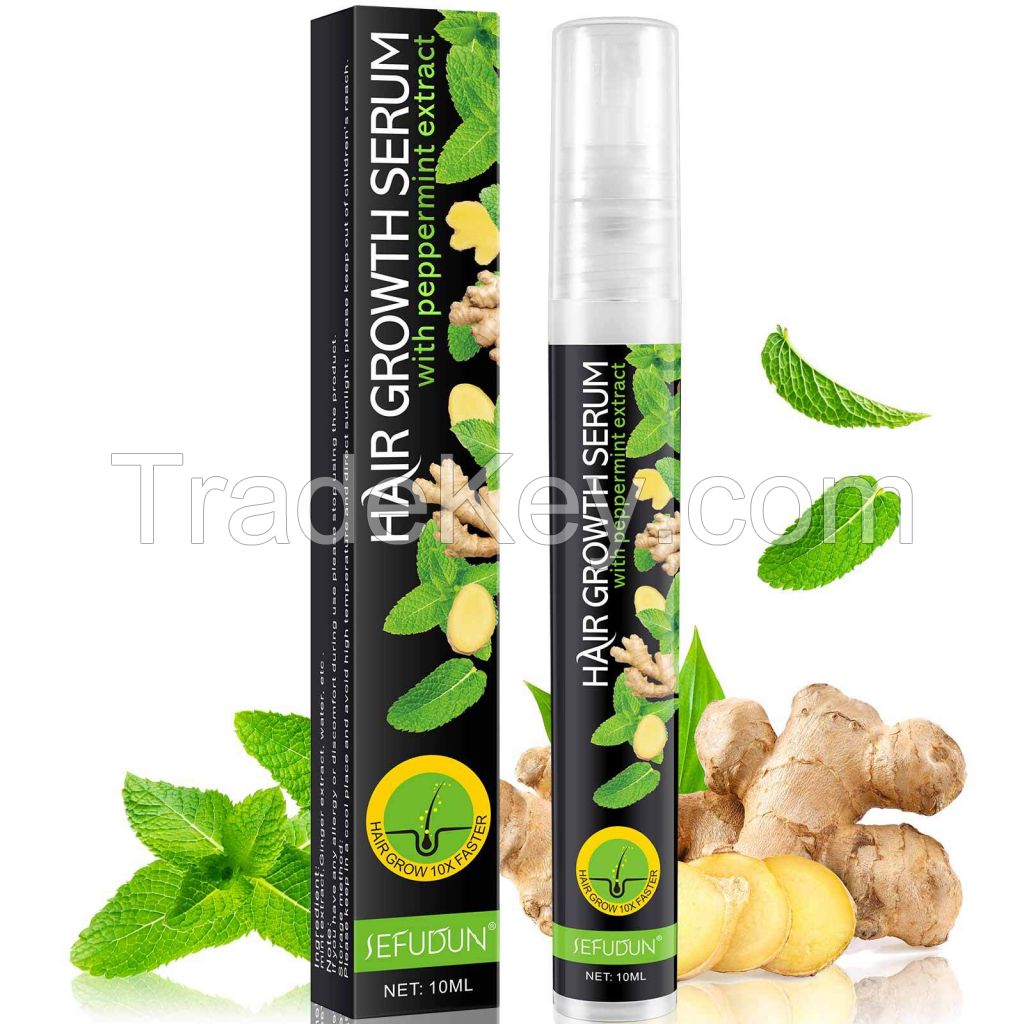 Mint Ginger Vagan Hair Growth Spray to Strengthen,Ordinary Hair Growth Serum for Hair Loss for Women