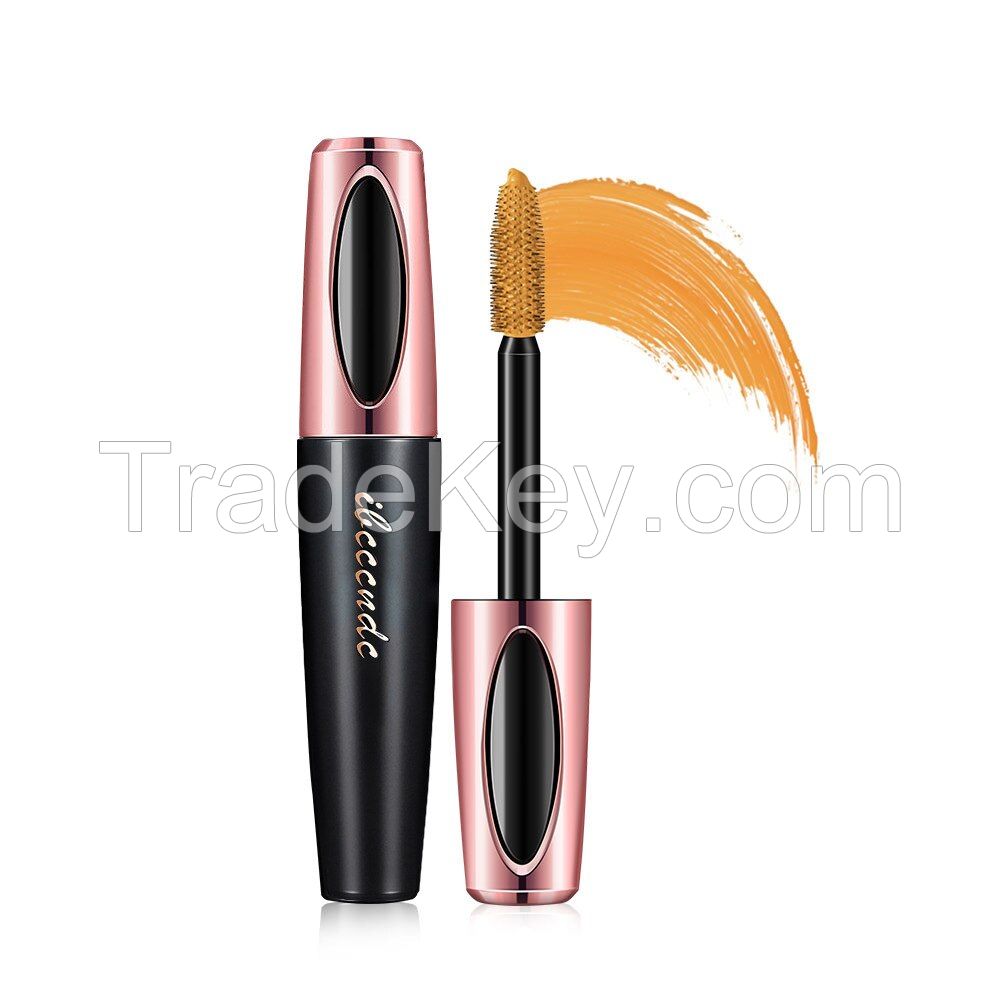 Natural Smudge-proof Nourishing Telescopic Lengthening 4D Silk Silk Fiber Long Lasting Waterproof Mascara Primer