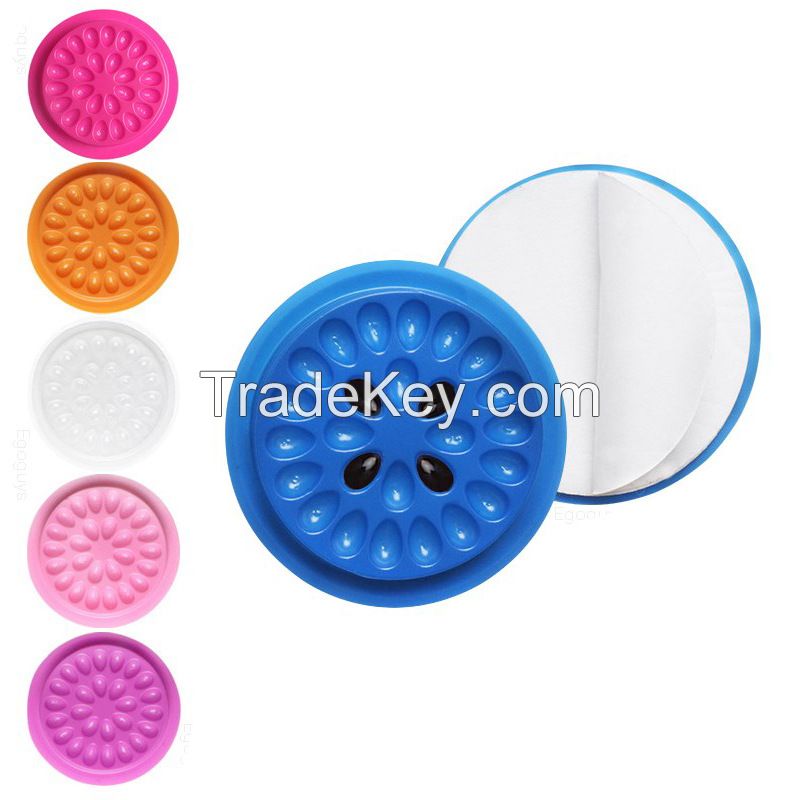 Plastic Flower Shaped False Eyelashes Glue Holder for Eyelash Extensions