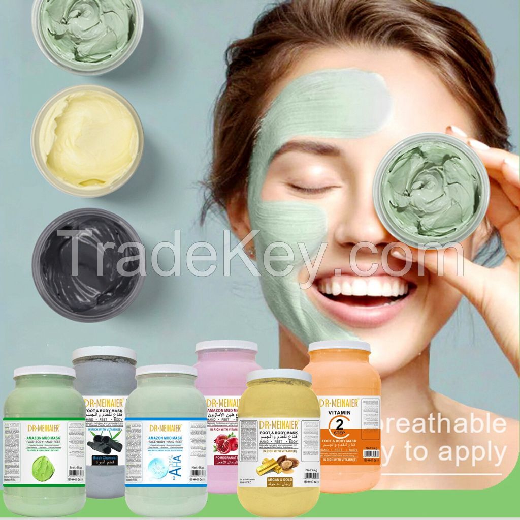 Vitamin C Clay Mask,Facial Skin Care Mud Mask for Face and Body