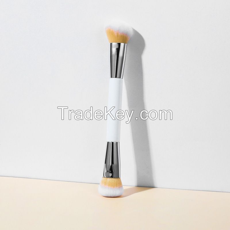 Dual-ended Foundation Brush Concealler Brush Blending Buffing Foundation Cream Powder