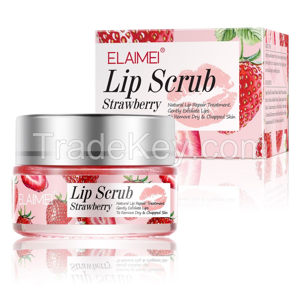 Exfoliating Lipscrub, Lip Scrubs Exfoliator &amp; Moisturizer for Dark Lips To Remove Dead Skin and Reduce Fine Lines and Wrinkles