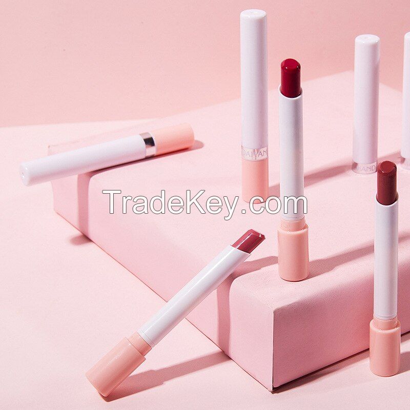 Smoke Pipe Lip Color Changing Lipstick Little Smoke Cigarette Matte Lipstick Lip Balm Set Kit for Women