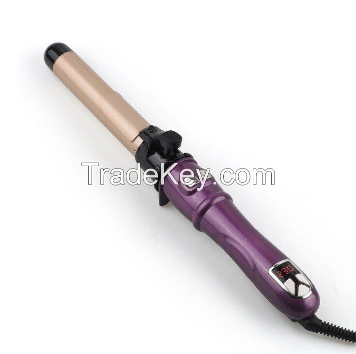 Hot Tools Hair Curling Iron,long Lasting Fast Heating Nano Ceramic Tourmaline Automatic Waver Curling Wand for Women