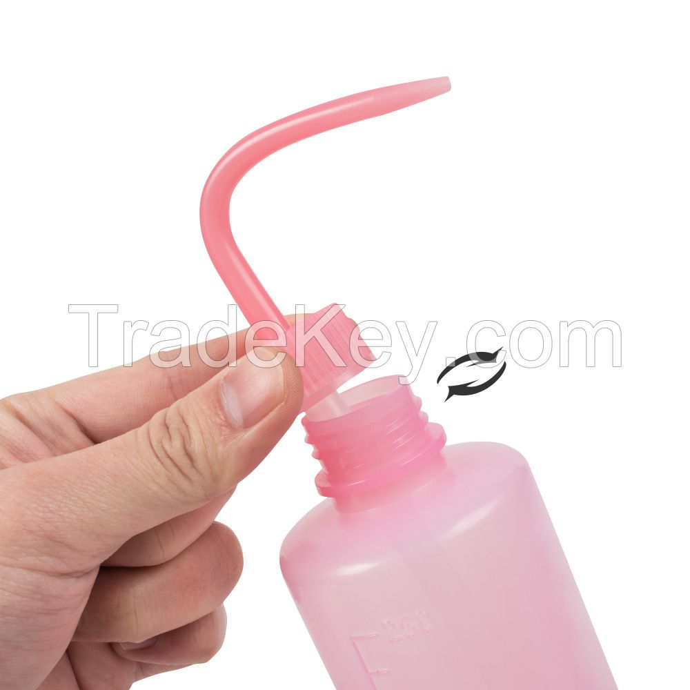 250ml/500ml Plant Flower Succulent Plastic Squeeze Watering Bottle Bend Mouth Squirt Bottle with Nozzle