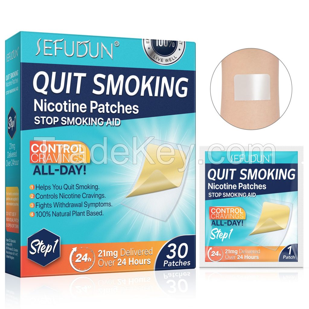 SEFUDUN 14mg 7 Mg Quit Smoking Patches Step 1 2 3 ,Quit Smoking Patch Artifact Lung Cleansing Auxiliary