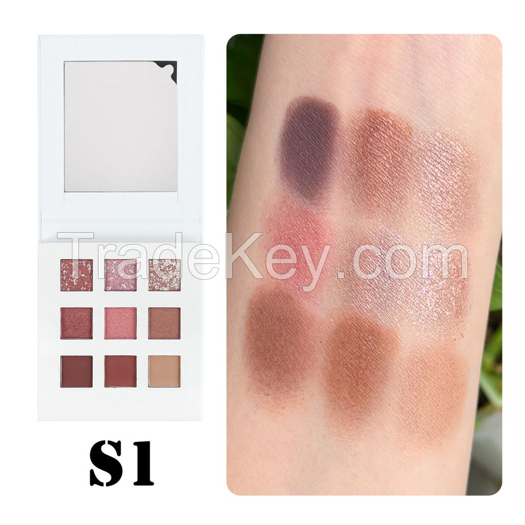 Eyeshadow Palette Highly Pigmented Matte Shimmer Long Lasting Natural Colors Eye Shadow Palette Makeup with Custom Logo