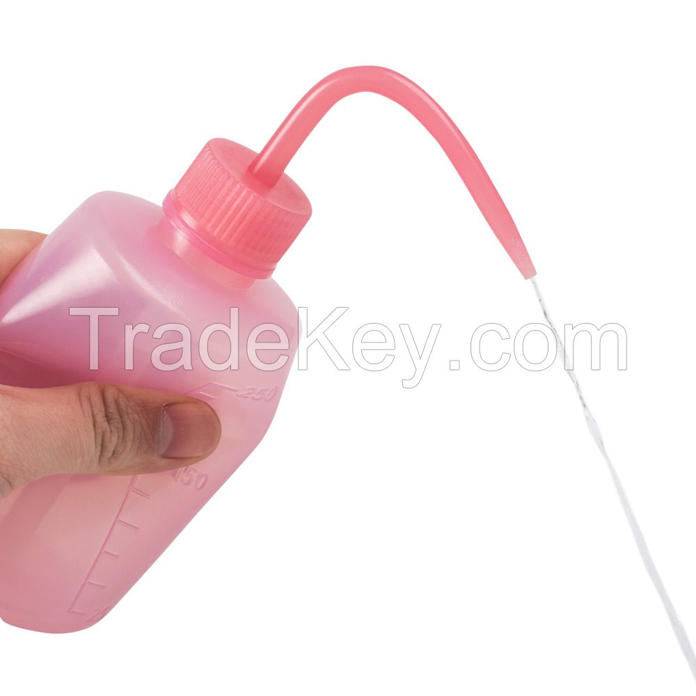 250ml/500ml Plant Flower Succulent Plastic Squeeze Watering Bottle Bend Mouth Squirt Bottle with Nozzle