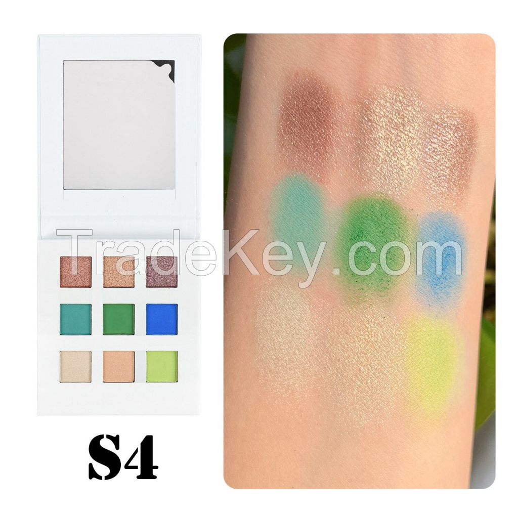 Eyeshadow Palette Highly Pigmented Matte Shimmer Long Lasting Natural Colors Eye Shadow Palette Makeup with Custom Logo