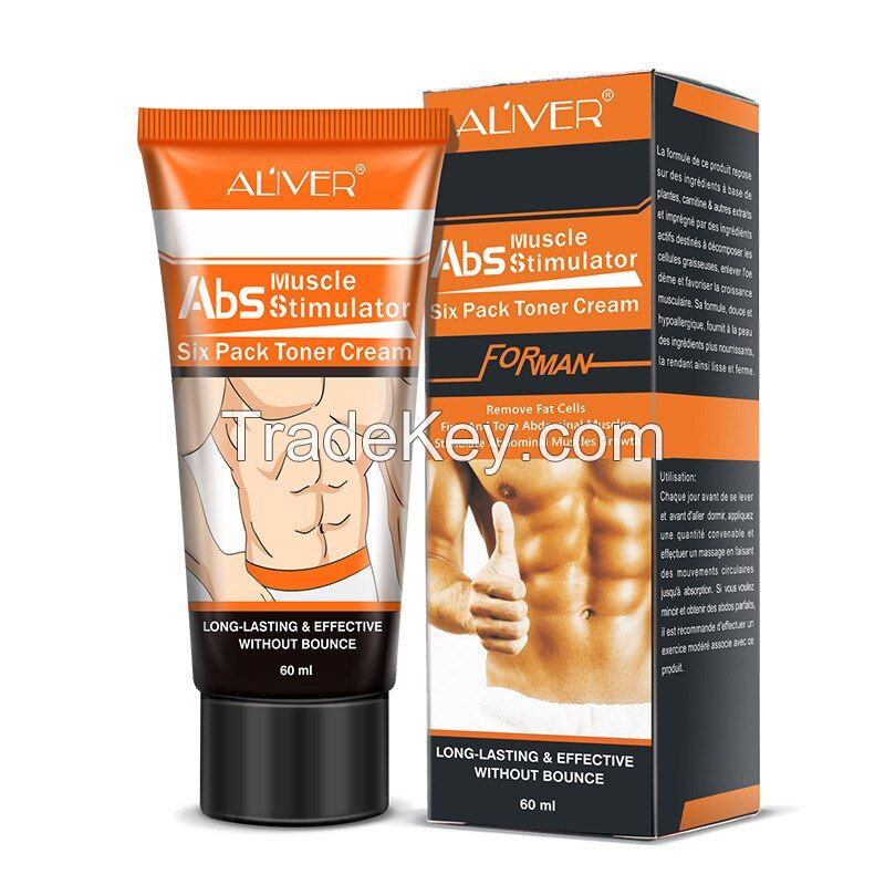 ALIVER Enhanced Slimming Cream,Men&#039;s Fat Burning Abdominal Muscle Cream for Skin Tightening,Sculpting and Toning