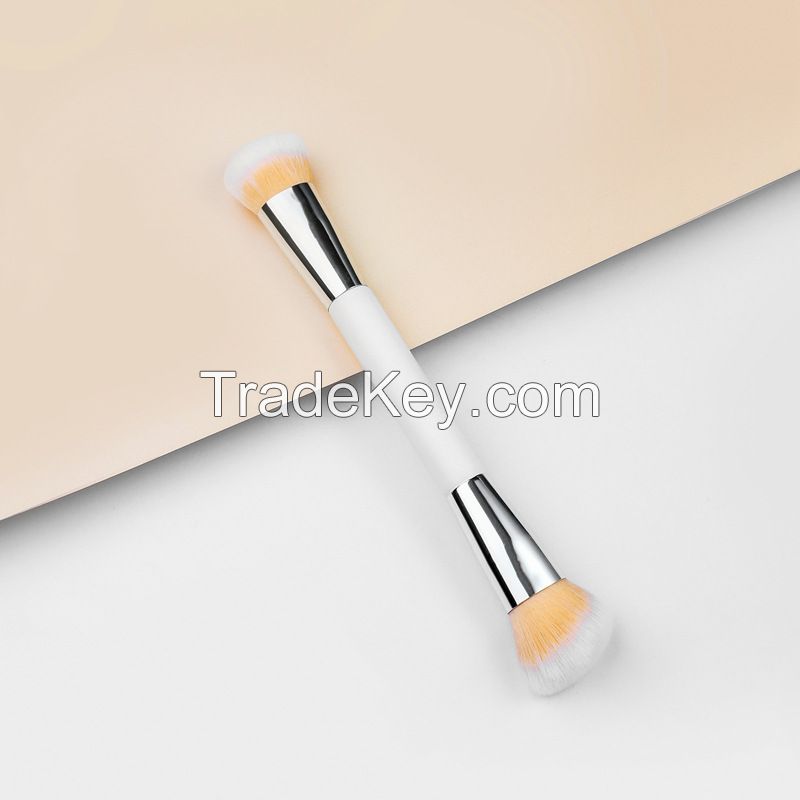 Dual-ended Foundation Brush Concealler Brush Blending Buffing Foundation Cream Powder