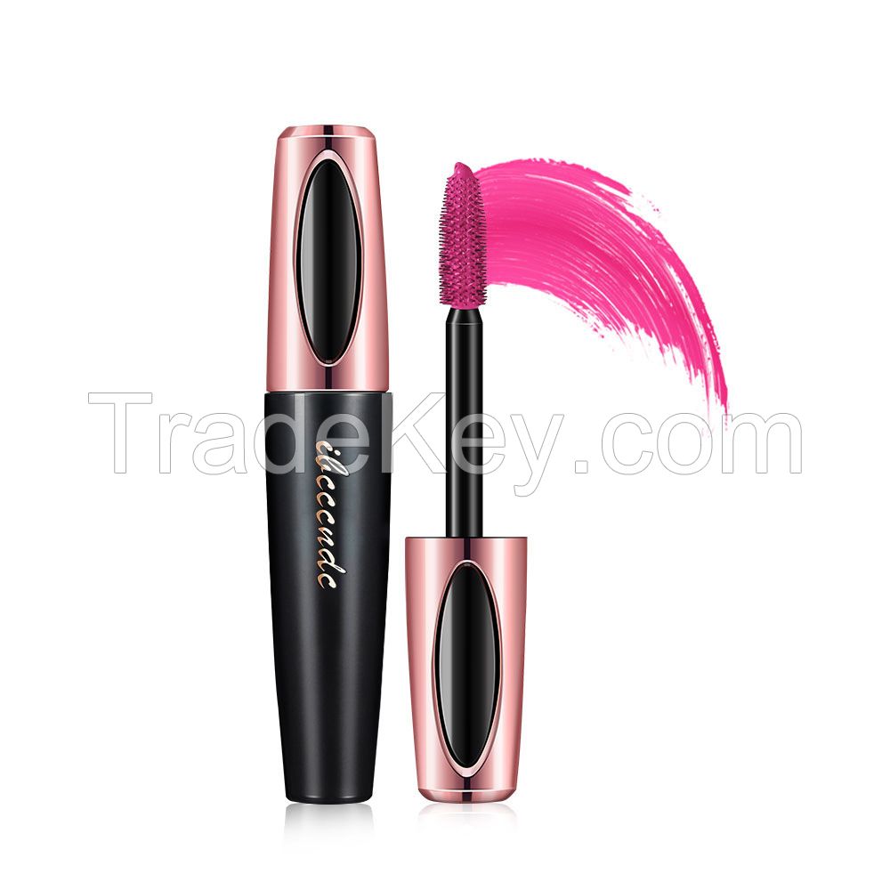 Natural Smudge-proof Nourishing Telescopic Lengthening 4D Silk Silk Fiber Long Lasting Waterproof Mascara Primer