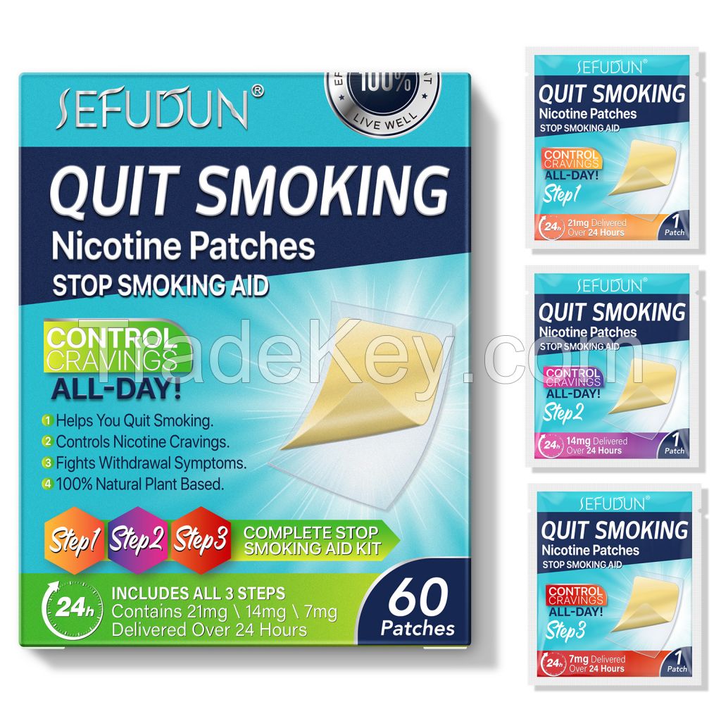 SEFUDUN 14mg 7 Mg Quit Smoking Patches Step 1 2 3 ,Quit Smoking Patch Artifact Lung Cleansing Auxiliary