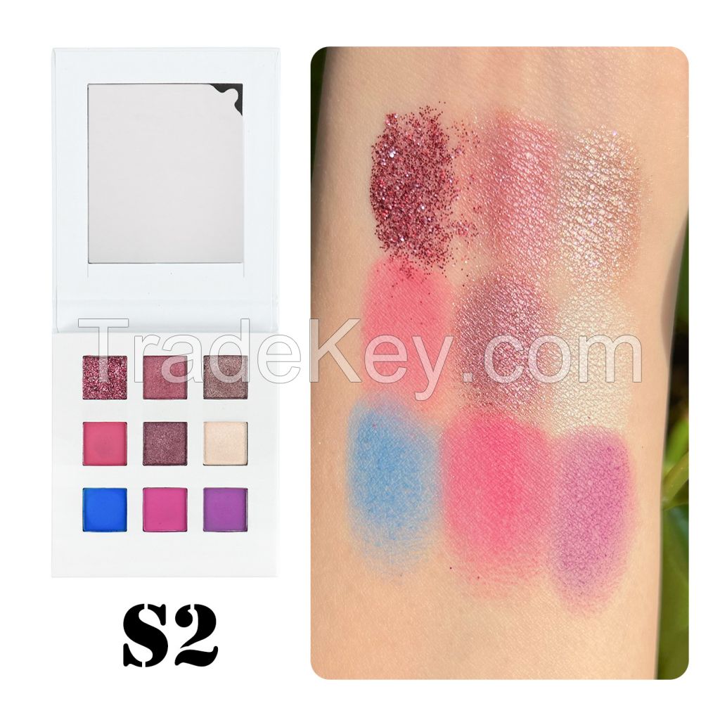 Eyeshadow Palette Highly Pigmented Matte Shimmer Long Lasting Natural Colors Eye Shadow Palette Makeup with Custom Logo