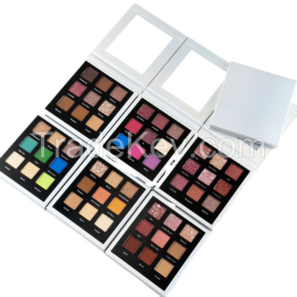 Eyeshadow Palette Highly Pigmented Matte Shimmer Long Lasting Natural Colors Eye Shadow Palette Makeup with Custom Logo