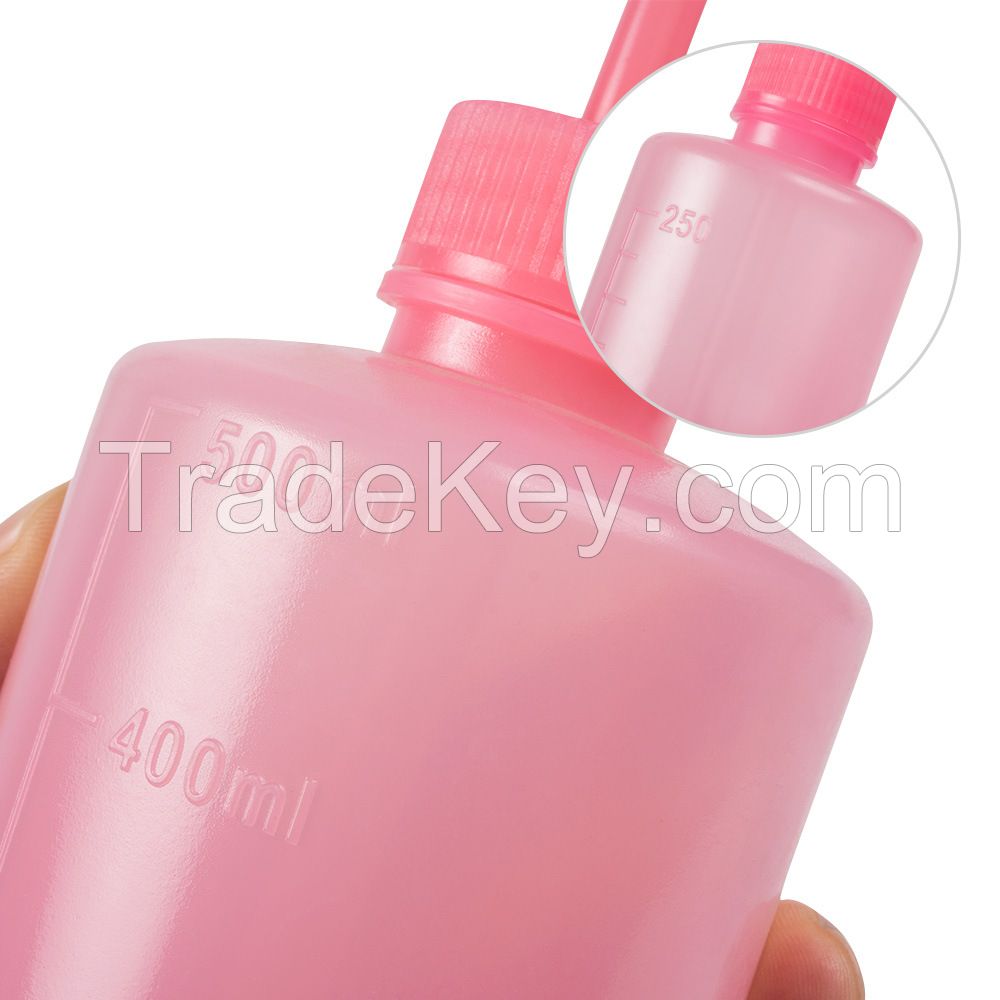 250ml/500ml Plant Flower Succulent Plastic Squeeze Watering Bottle Bend Mouth Squirt Bottle with Nozzle