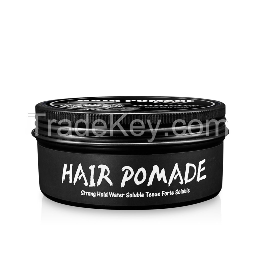 Natural Hair Balm Water Based Strong Hold Hair Pomade for Men for Straight,Thick and Curly Hair