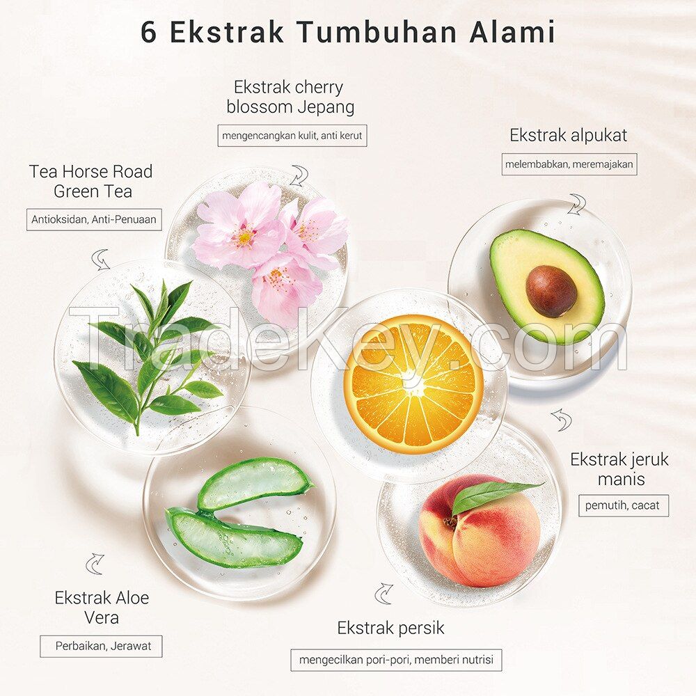 Hydrating Essence Korean Sheet Mask Japanese Fruit Face Mask Skin Care with Fiber Membrane for All Skin Types