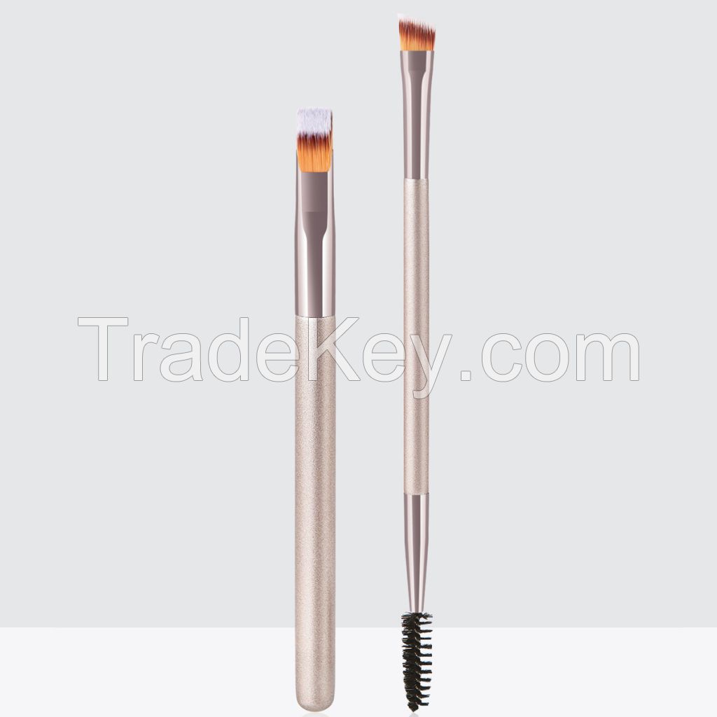 Concealler Eyeshadow Eyebrow Eyeliner Contour Cosmetic Brush Tools,Professional Dual Heads Makeup Brush for Travel