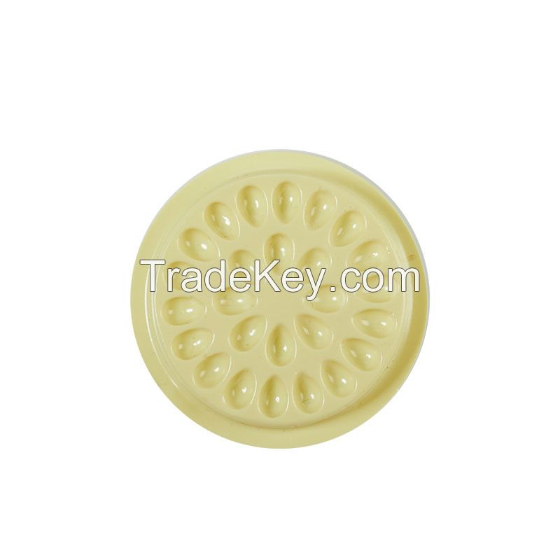 Disposable Adhesive Pallet,Plastic Flower Shape Glue Pad False Eyelashes Glue Holder