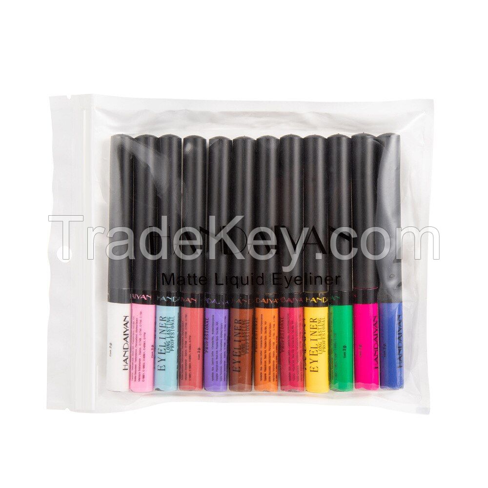 Hyper Easy Liquid Pen,Long Lasting Eyeliner Liquid Liner,Waterproof Matte Liquid Eyeliner Set