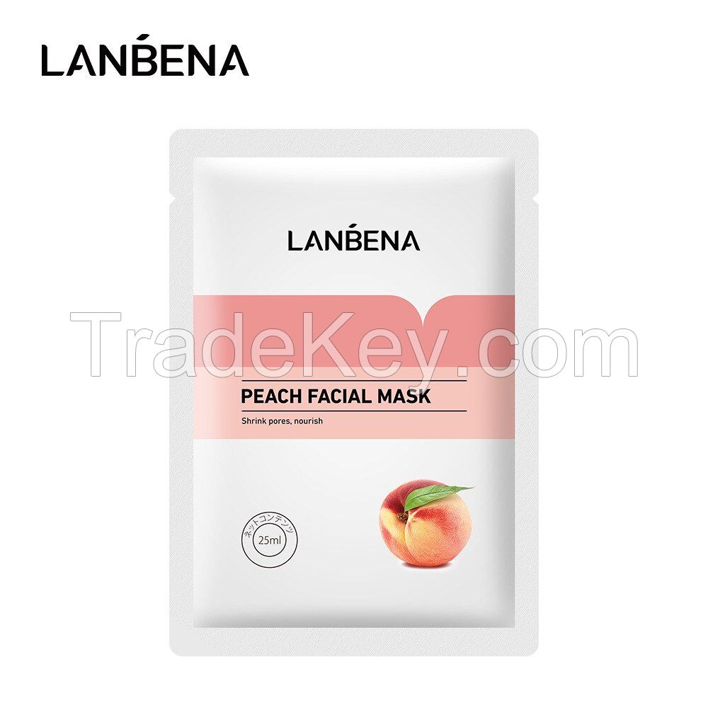 Hydrating Essence Korean Sheet Mask Japanese Fruit Face Mask Skin Care with Fiber Membrane for All Skin Types