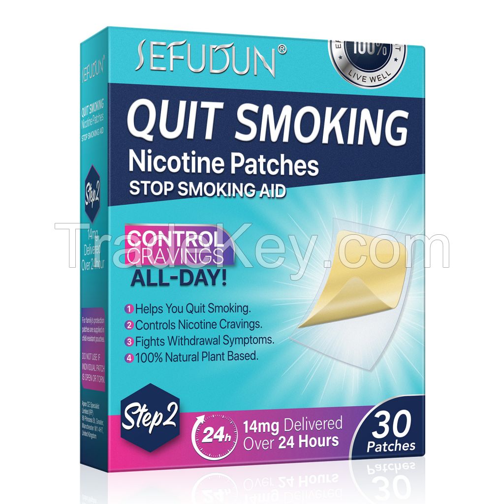 SEFUDUN 14mg 7 Mg Quit Smoking Patches Step 1 2 3 ,Quit Smoking Patch Artifact Lung Cleansing Auxiliary