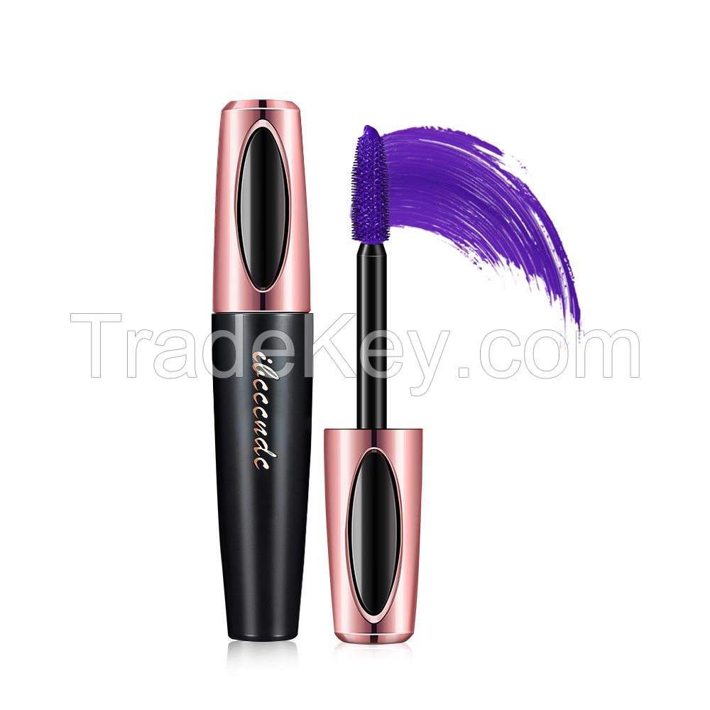 Natural Smudge-proof Nourishing Telescopic Lengthening 4D Silk Silk Fiber Long Lasting Waterproof Mascara Primer