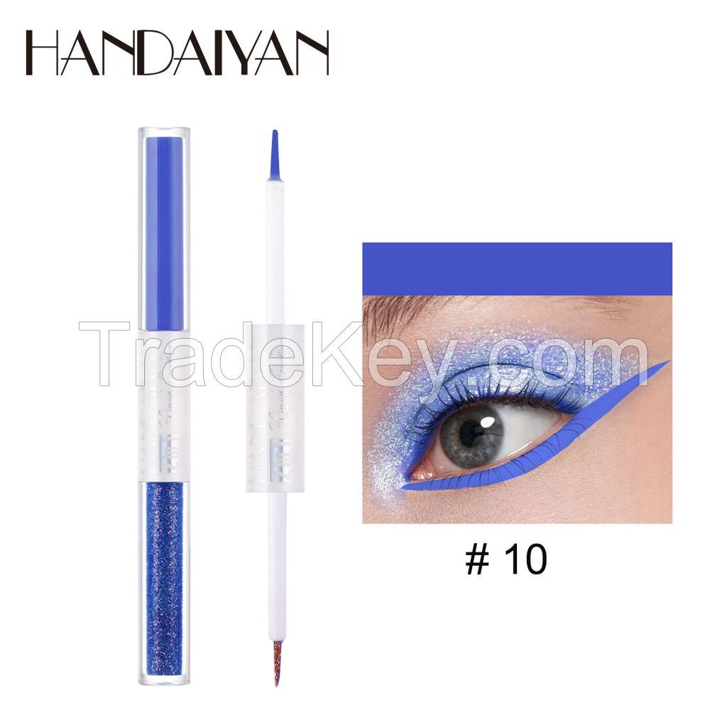 Smudgeproof Eye Liner Makeup Pen Long-lasting Waterproof Liquid Eyeliner Pen with Ultra-fine Tip for Daily and Party Makeup