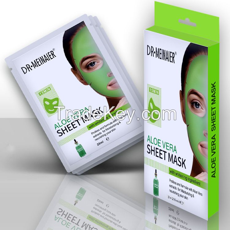 Full Face Facial Mask Sheet,Sensitive Soothing, Anti-Acne, Nourishing Cleansing Korean Face Mask