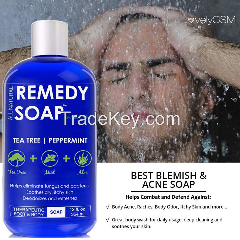 Naturals Remedy Soap Tea Tree Oil Body Wash