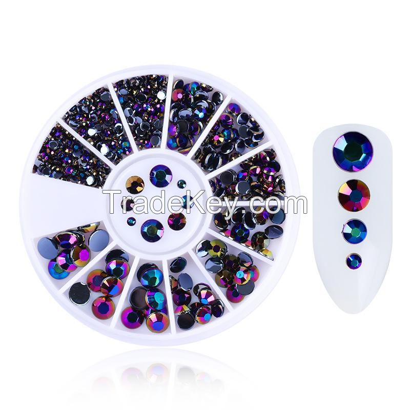 Manicure Decoration Accessories Disc Nail Glitter Rhinestone Crystal Gems Jewelry Bead